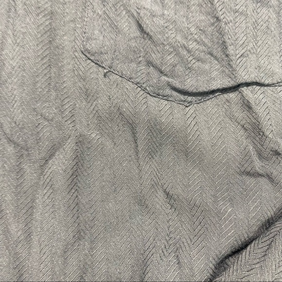 Rabens Saloner Green Emma Herringbone Classic Soft  Button Down Woman’s Shirt S - Picture 4 of 10